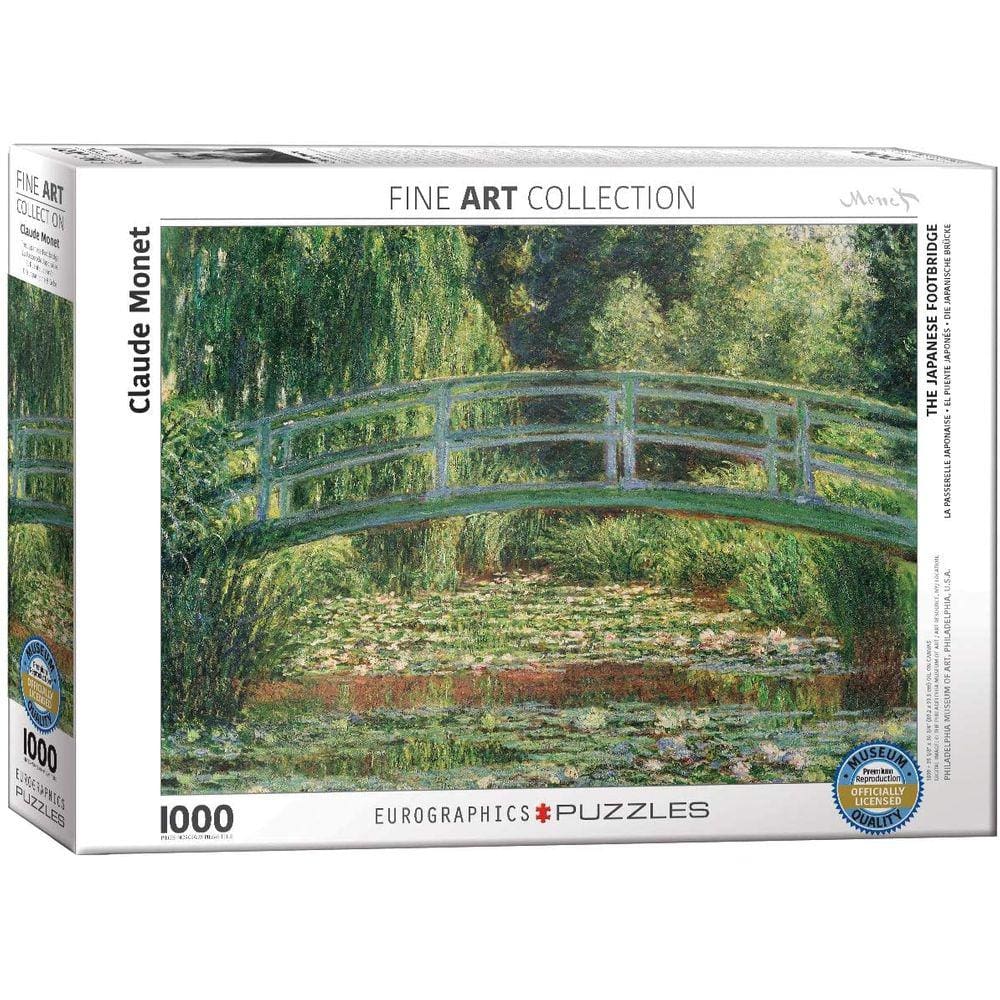 EuroGraphics The Japanese Footbridge por Claude Monet (1000 Piece) Puzzle (6000-0827)