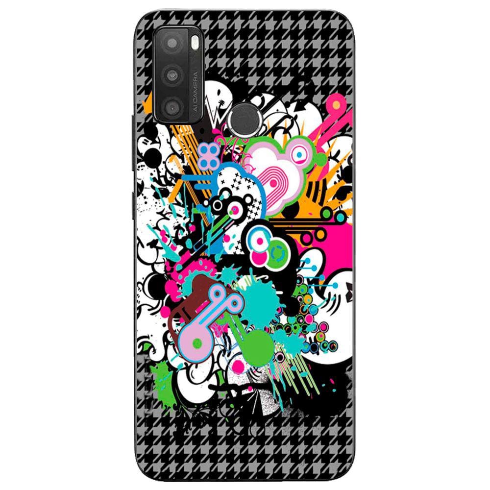 Capa Adesivo Skin022 Verso Para Multilaser G Max 2