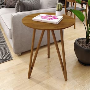 Mesa Lateral Corinto 60 Cm Amadeirado / Mel