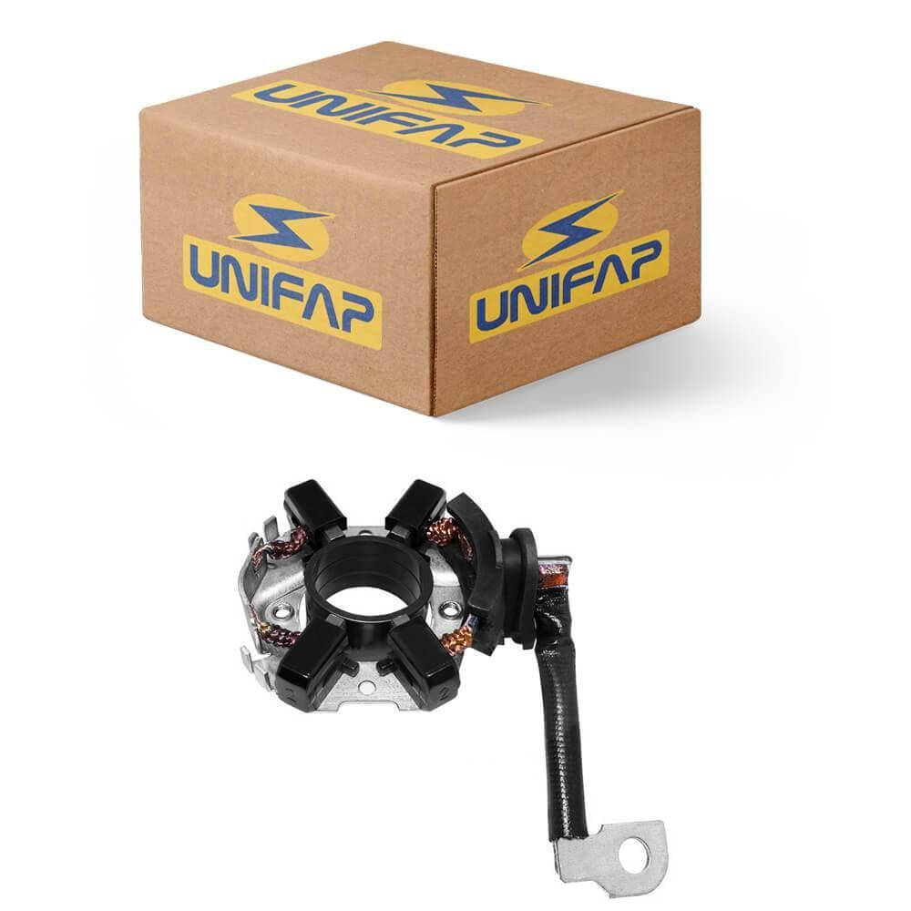 Porta Escova Motor Partida A3 Bravo Linea 2007 a 2022 Unifap 12224