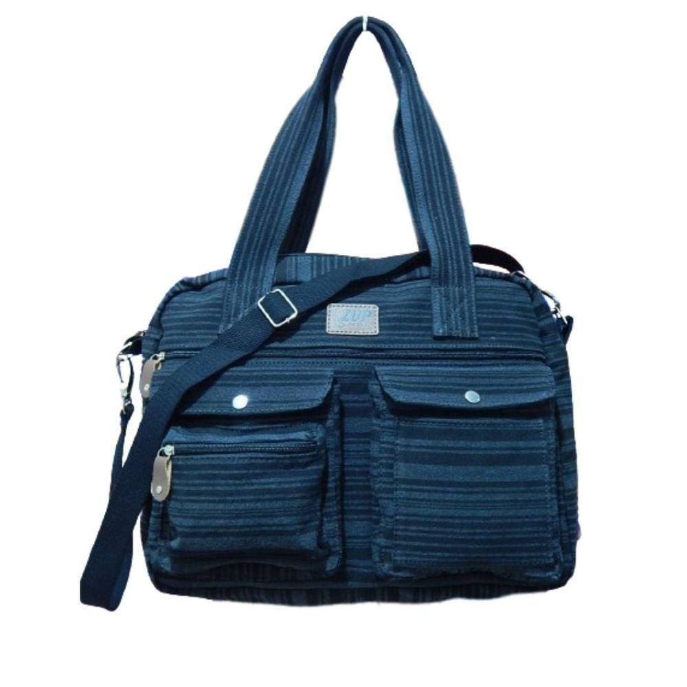 Bolsa De Lona Teach Cor Listrado Raiado