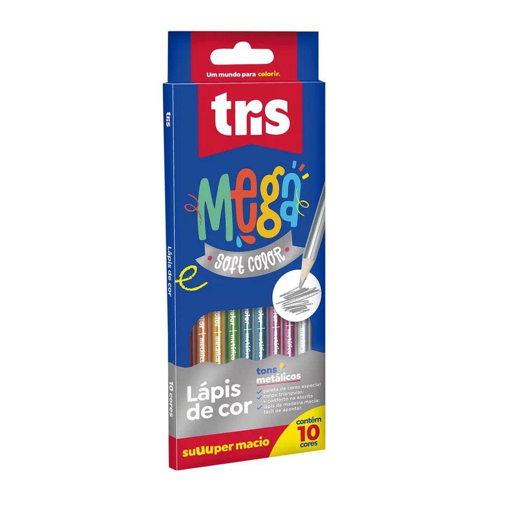 Lapis De Cor Mega Soft Tris