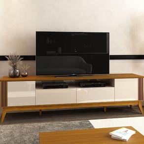 Rack para TV até 75 Polegadas 2 Portas 2 Gavetas 220cm Morgan EDN Móveis