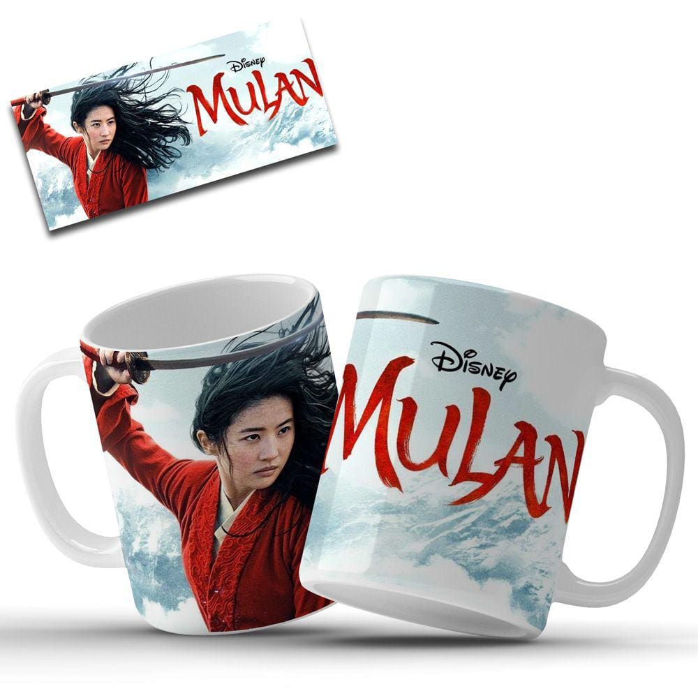 Caneca Mulan Filme Personalizada 325ML