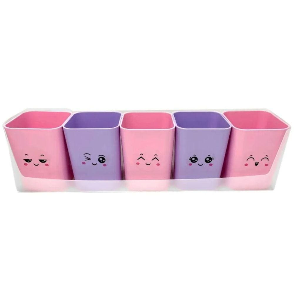 Kit Com 5 Porta Objetos Organizador Dello