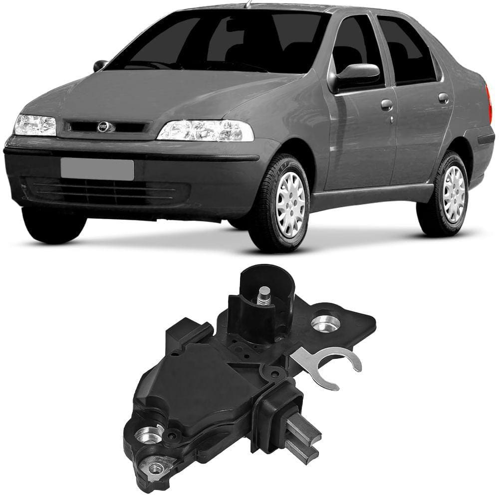 Regulador Voltagem Alternador Fiat Uno Siena Strada Gauss