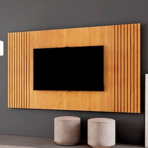 Painel para Tv até 65 Polegadas Ripado 237cm Piazza Naturalle