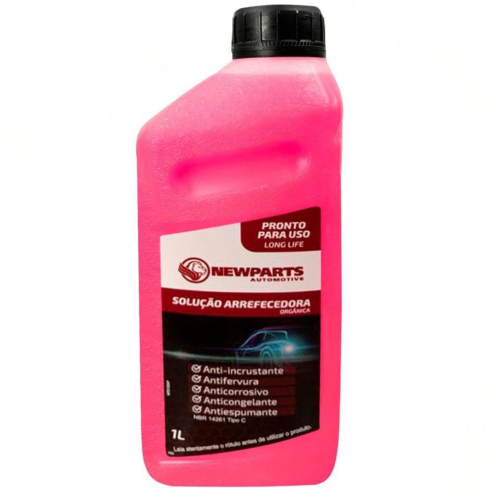Aditivo Radiador 1l Anticorrosivo Pronto P/uso Orgânico Rosa