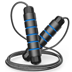 Corda D Pular Crossfit Speed Rope Rolamento Cabo De Aço 2,7m