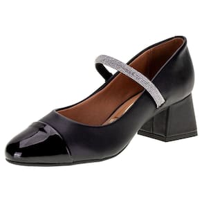 Sapato Feminino Salto Grosso Vizzano 1423103