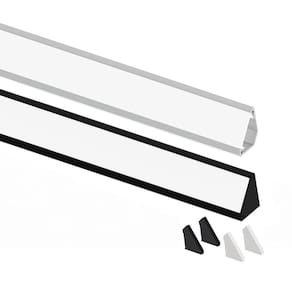 Perfil De Sobrepor Taschibra Fita De Led Spire L30 Branco Com 1 Metro