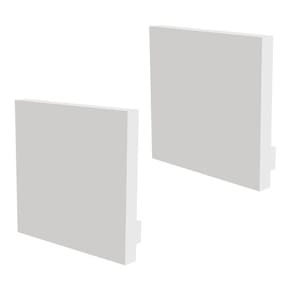 Perfil Para Fita De Led Sobrepor Taschibra Cimo Borda Infinita Kit 3 Metros Branco