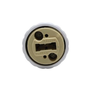 Soquete Adaptador Taschibra De Lâmpada E27 Para G9 Kit 2 Peças