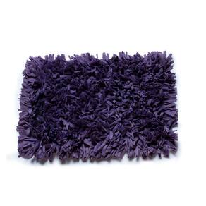 Tapete De Quarto Retangular Vizapi Satara Vz1130 100X150Cm Roxo Figo