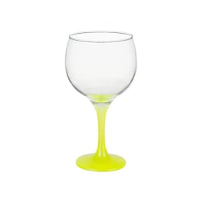 Taça Para Gin Ibiza Base Colorida 720ml Larga Vidro