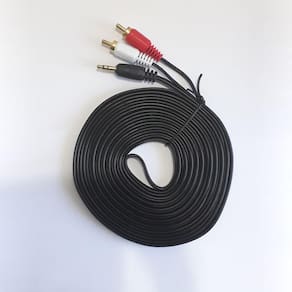 Cabo de Áudio P2 x 2 RCA 5 Metros Exbom CBX-A2RCA50 2827