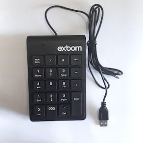 Teclado Numérico USB 1.25M BK-N30 Exbom