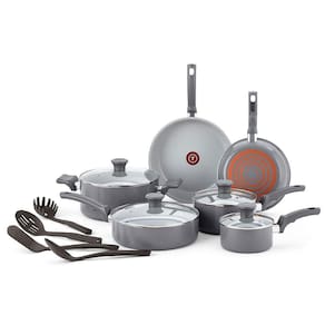 Jogo De Panelas Cinza Recycled Ceramic Tefal 10 Peças