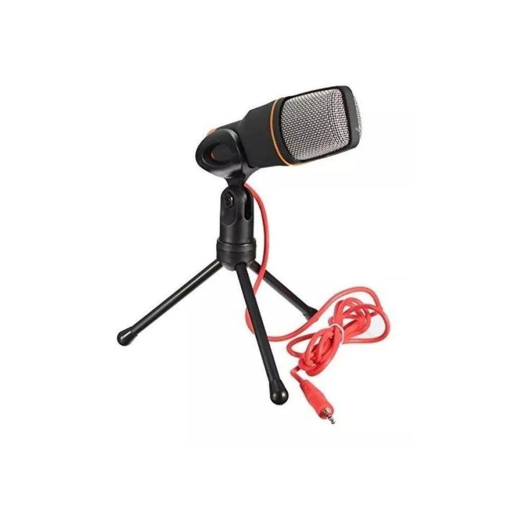 Microfone Condensador com Fio e Suporte 1,8m MT-020 Tomate