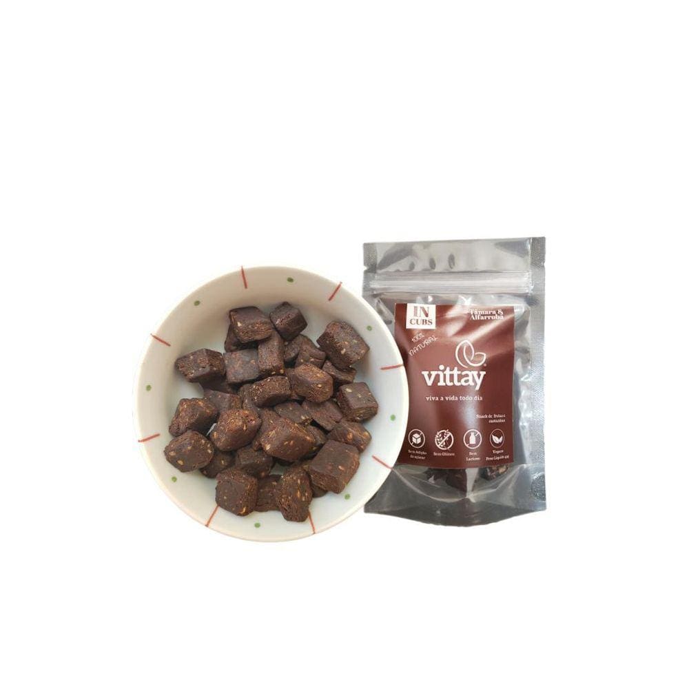 Snack De Frutas - Tâmara Amendoim E Alfarroba - Vegana - 45G