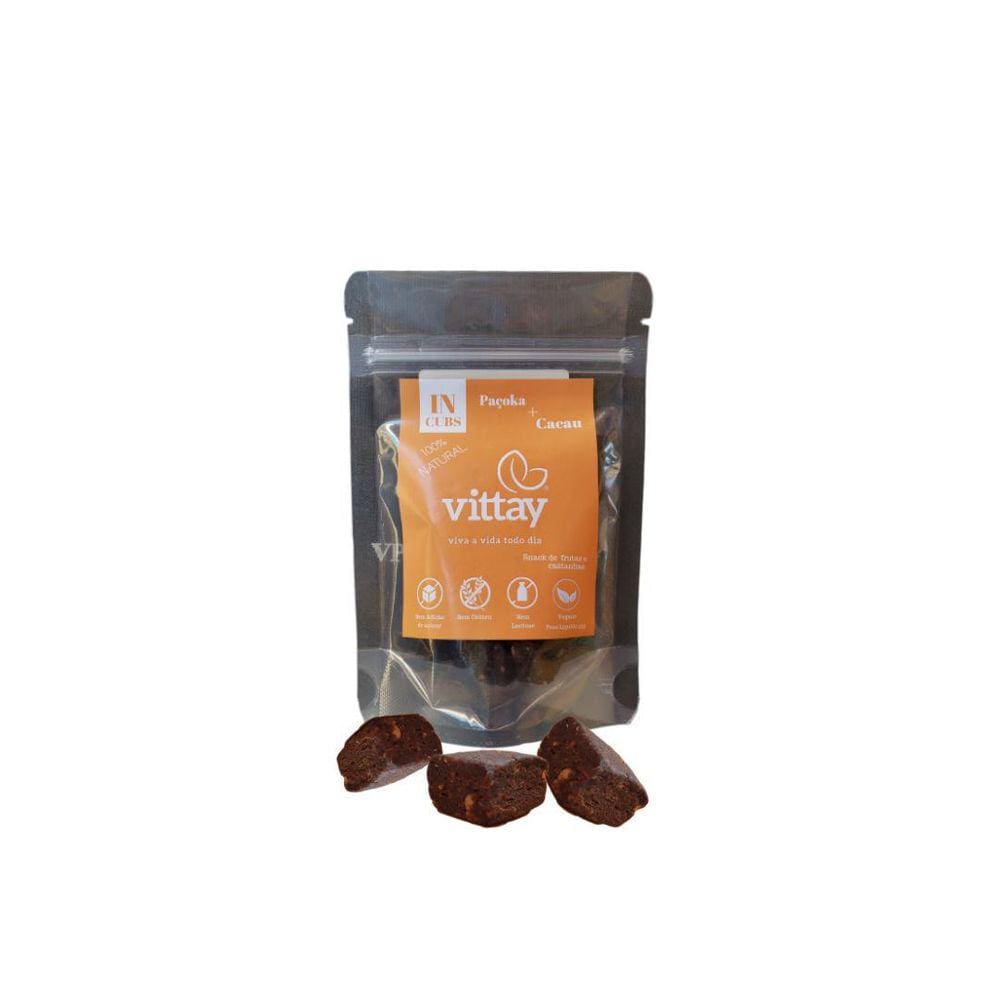 Snack De Frutas Vittay - Paçoca E Cacau - Vegana - 45G