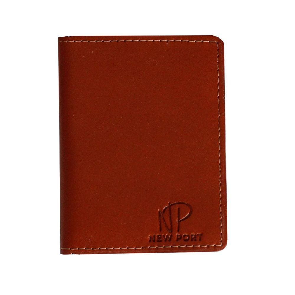 Carteira Masculina Couro Porta Cartão Slim Marrom