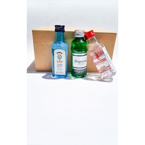Kit Gins Tanqueray, Bombay e Beefeater 50ml
