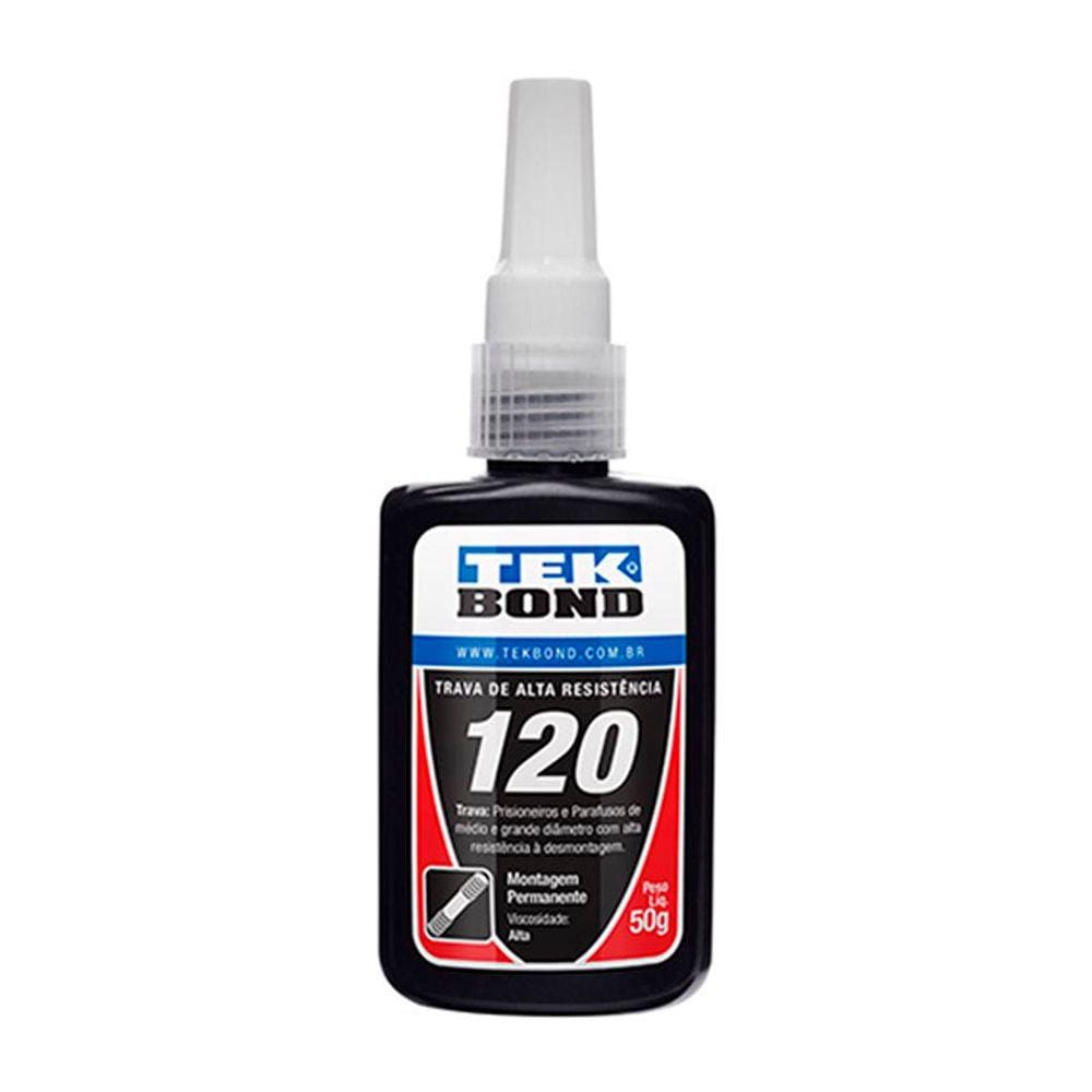 Trava Parafuso AT120 Vermelho 50 Gramas - Tekbond 10141004300