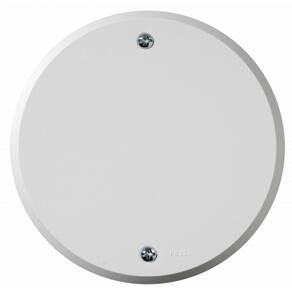 Placa Cega Redonda 4X4 Branca 40341 - Pezzi