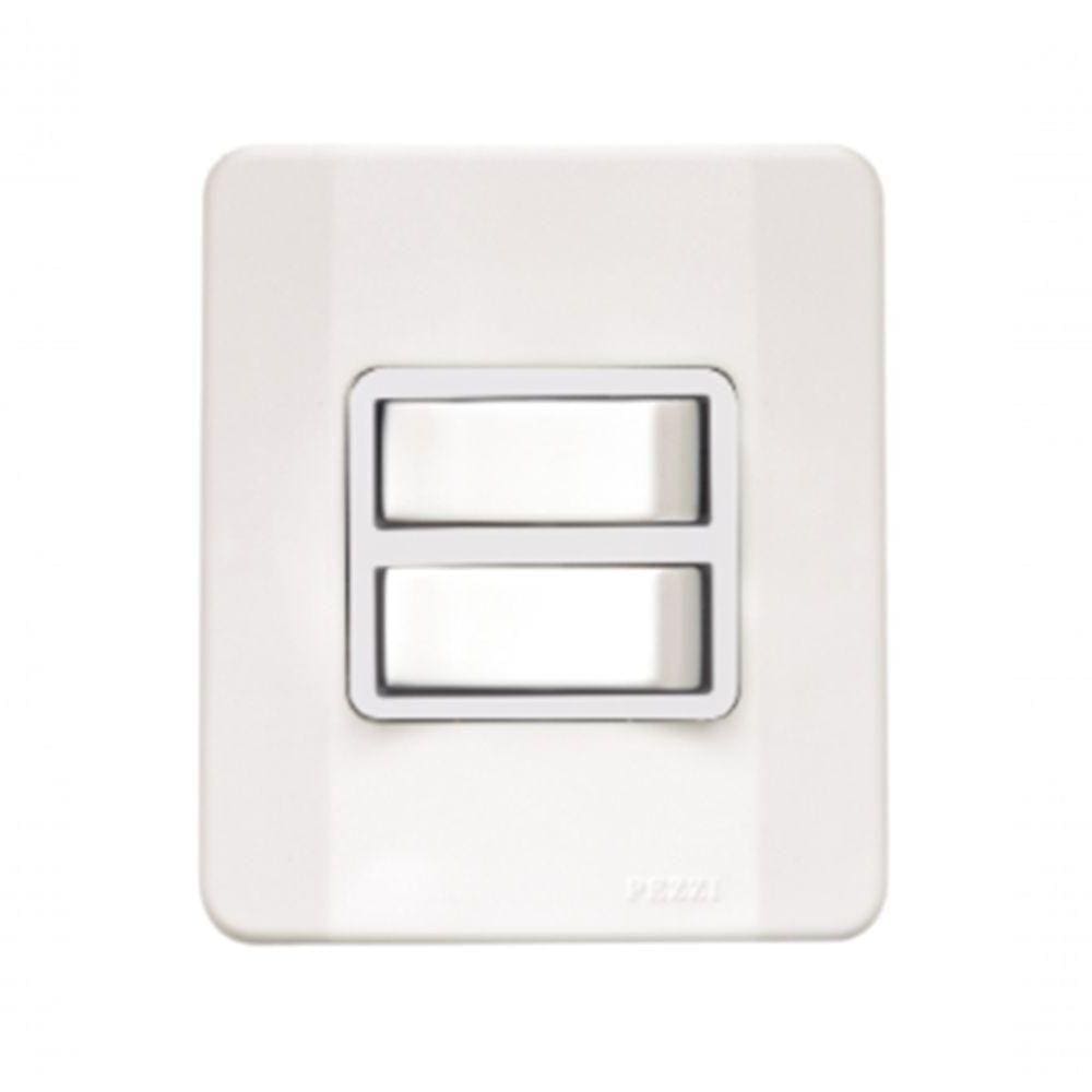 Interruptor Simples 2 T.s C/caixa Sobrepor Branca 62500 - Pezzi