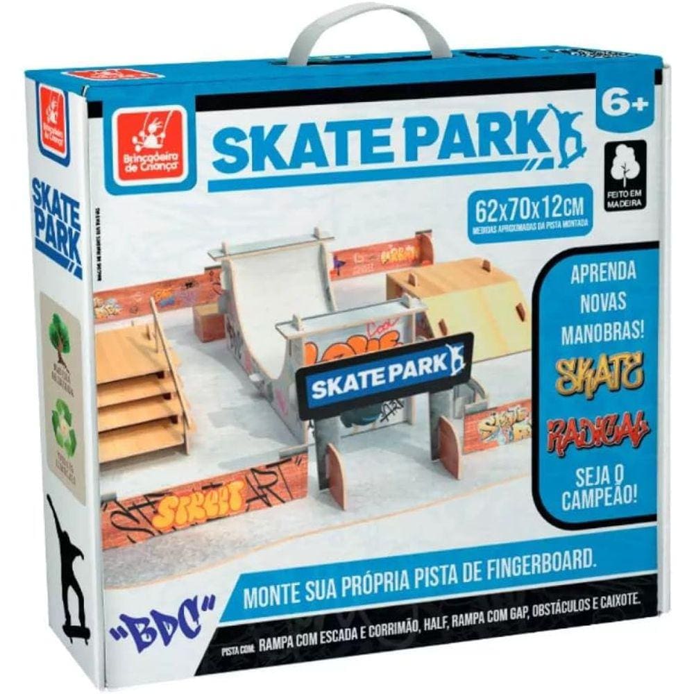 SKATE PARK PISTA DE SKATE DE DEDO - Brincadeira de Criança