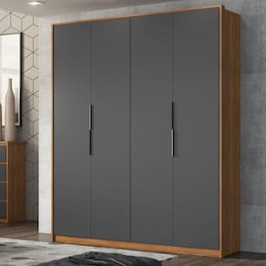 Guarda Roupa Solteiro 4 Portas Attore Demartêz