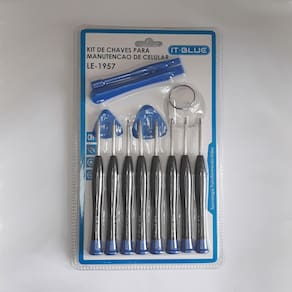 Kit de Chaves para a Manutenção de Celular com 13 Peças LE-1957 It Blue