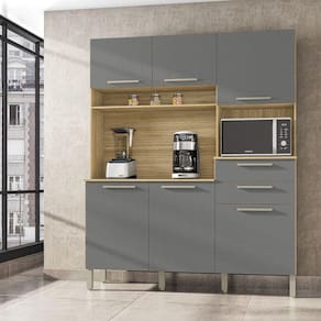 Cozinha Compacta 6 Portas 2 Gavetas Montesa Kits Paraná