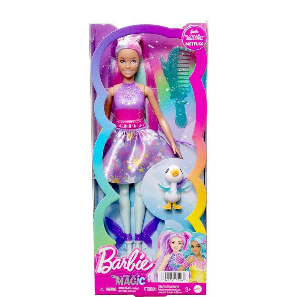 Barbie com Vestido de Conto de Fadas Toque de Mágica Mattel