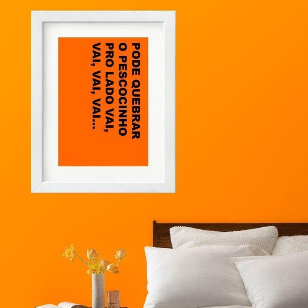 Quadro Pagode Frase - 60X48Cm