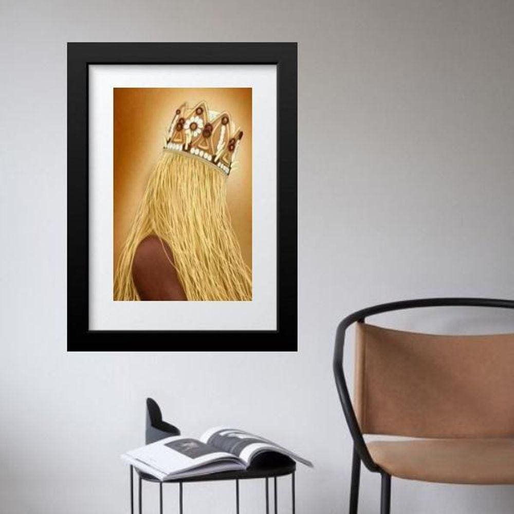 Quadro Orixá Obaluaê - 60X48Cm