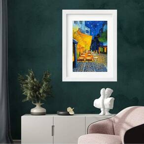 Quadro Van Gogh Terrace At Night - 60X48Cm