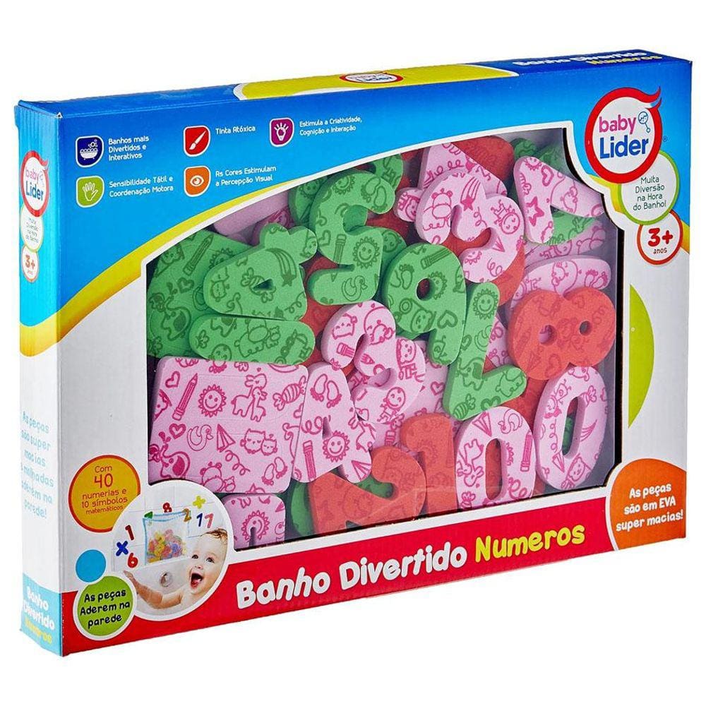 Banho Divertido - Números - Lider 5691