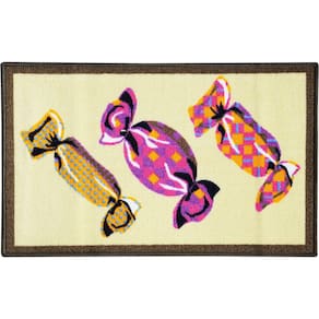 Tapete De Cozinha Vizapi Doces 50X80Cm Multicolorido