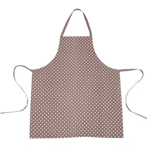 Avental de Cozinha Vizapi 70X80Cm Poa Bege Branco