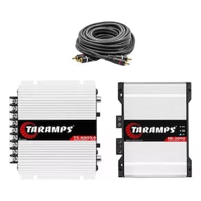 Kit Two Way Bomber 2 Vias 6 Pol + Ts-400x4 Taramps 400 Rms