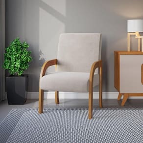 Poltrona 59cm Veludo Ravena Viero Móveis