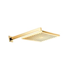 Chuveiro Lorenzetti De Parede Lorenquadra | Dourado Brilho