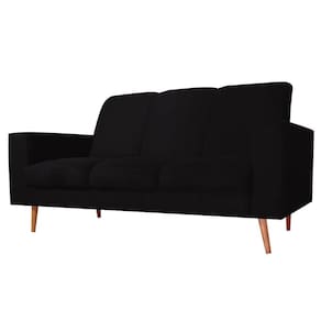 Namoradeira Sofá 2 Lugares Pé Palito Luana Preto