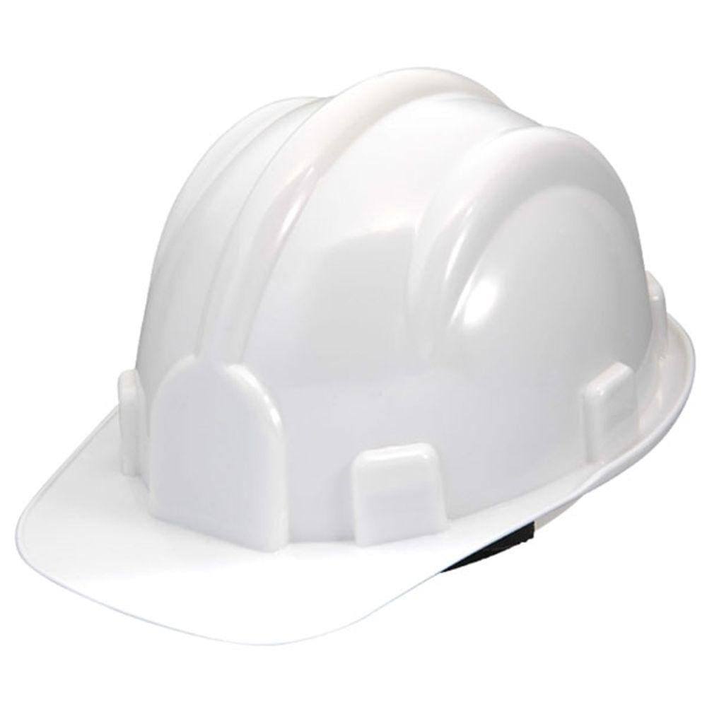 Capacete De Seguranca Branco Plastcor Sem Carneira