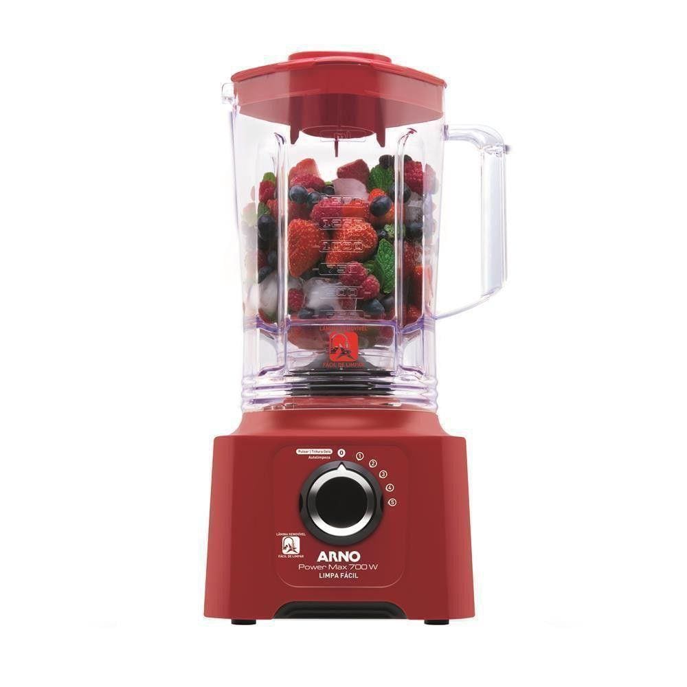 Liquidificador Power Max Ln61 700w Arno Vermelho 220v