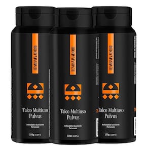 Kit 03 Talco Multiuso Pulvus Embaixador 100G