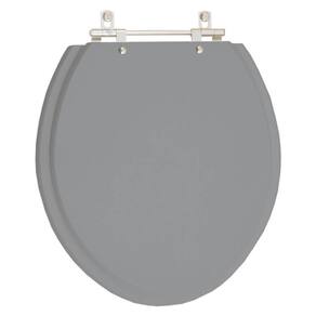 Tampa Vaso Poliéster Fiori Cinza Escuro Para Bacia Fiori
