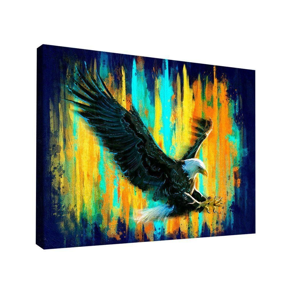 Quadro águia No Azul -- Br Artes